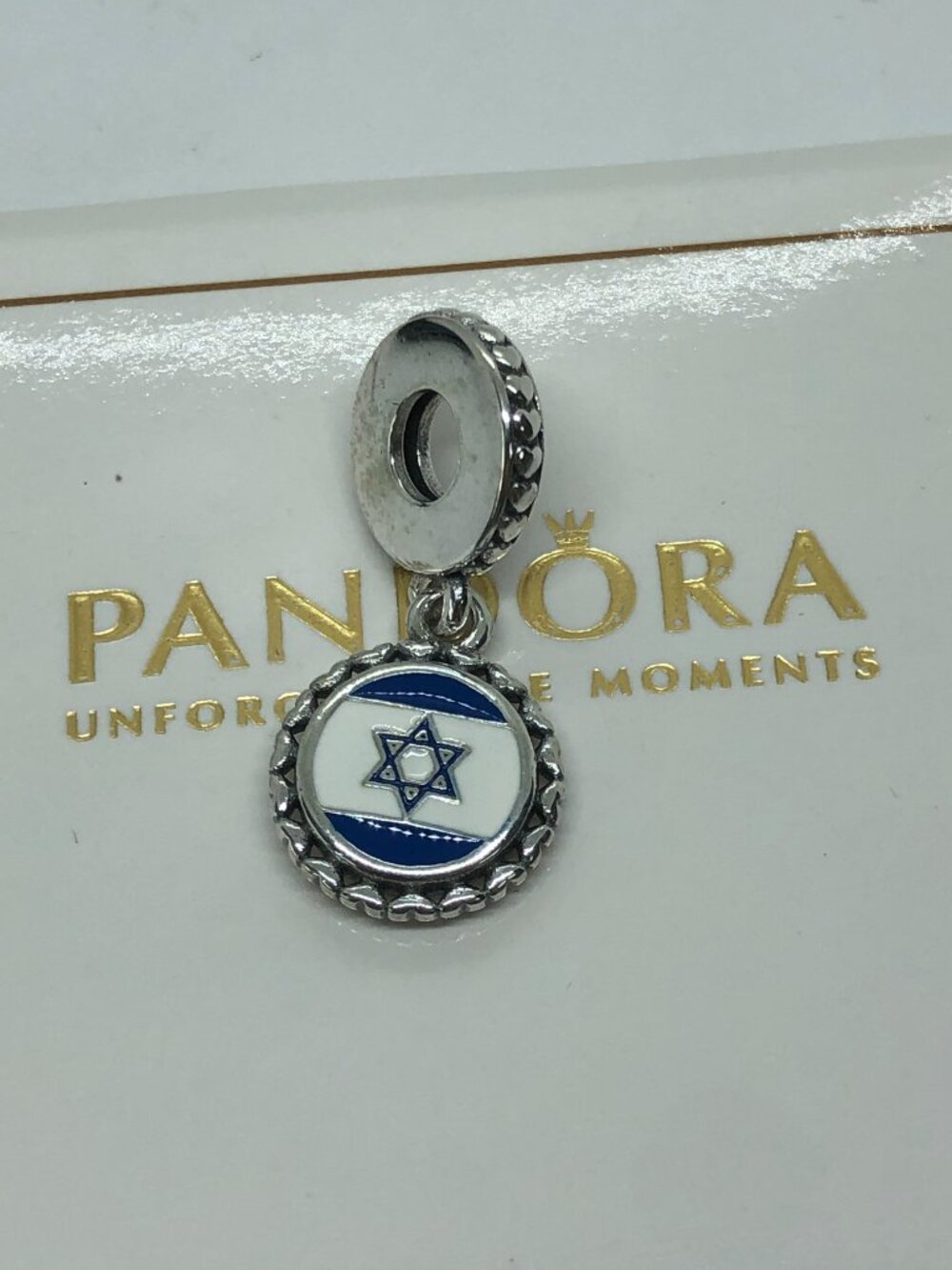 ✨🔥Pandora Israel Flag Charm S925 Sterling Silver